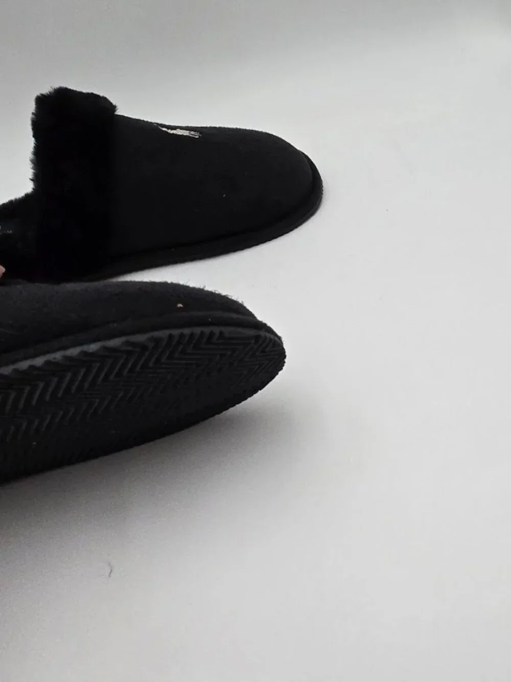 Polo Ralph Lauren Women's Black  Summit Scuff II Slippers - Picture 5 of 7